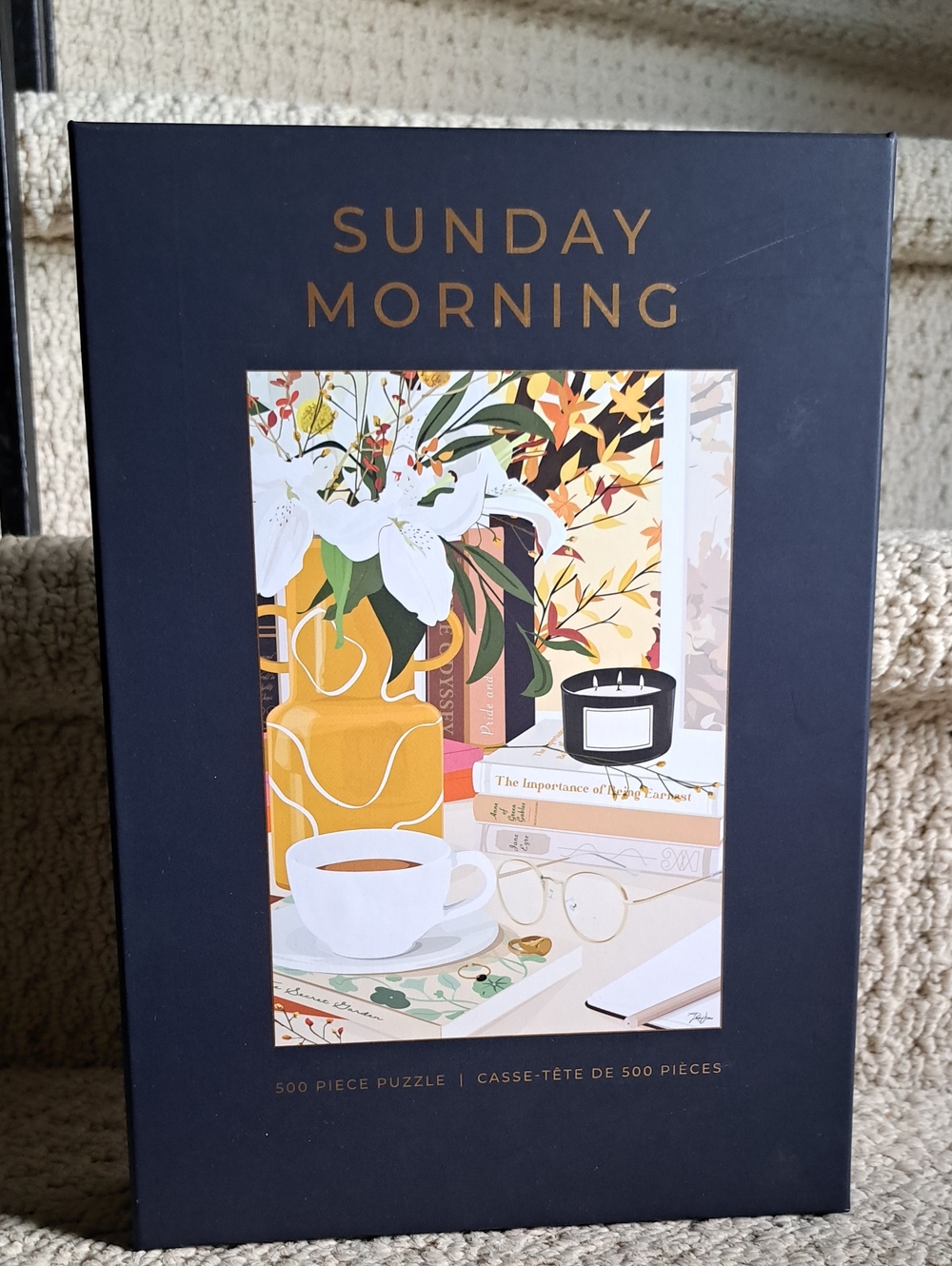 HOBBRY00 500 Piece Puzzle Jigsaw Puzzle Sunday Morning New Factory Sealed!